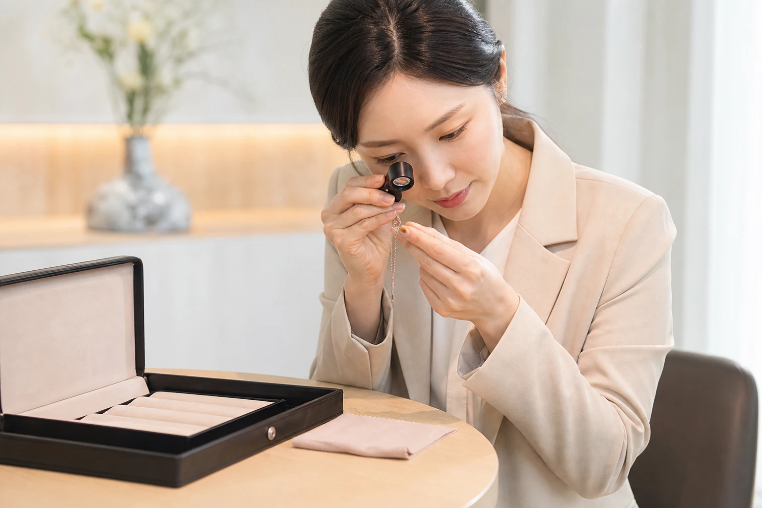 명품 감정 거래 조건 확인